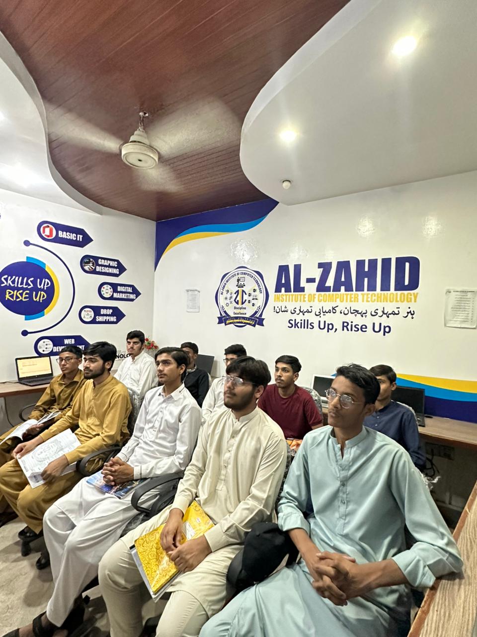 Students in class
